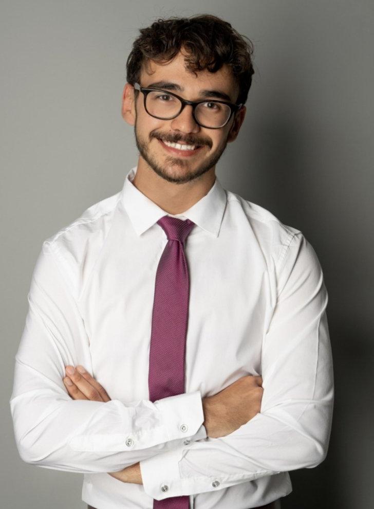 headshhot of diego borgsdorf fuenzalida wearing a collared shirt and tie